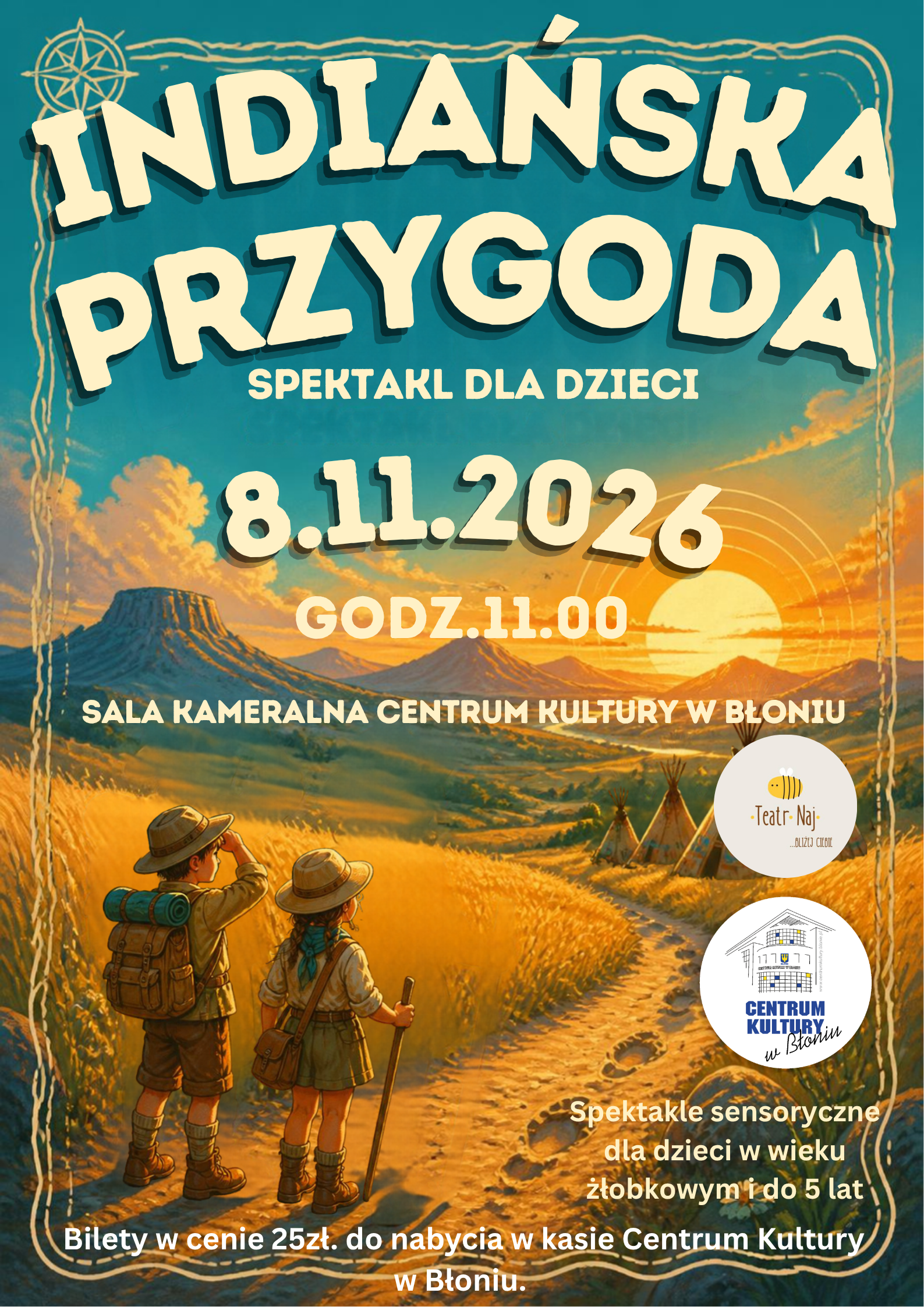 Indiańska Przygoda &mdash; Spektakl sensoryczny sala kameralna