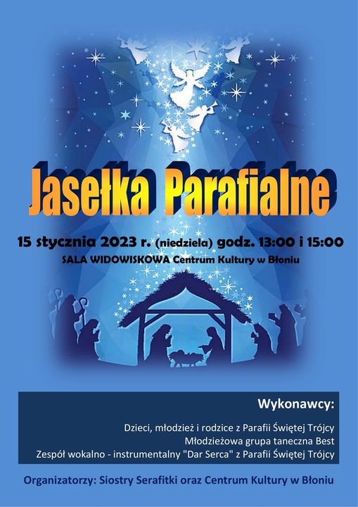 plakat Jasełka Parafialne
