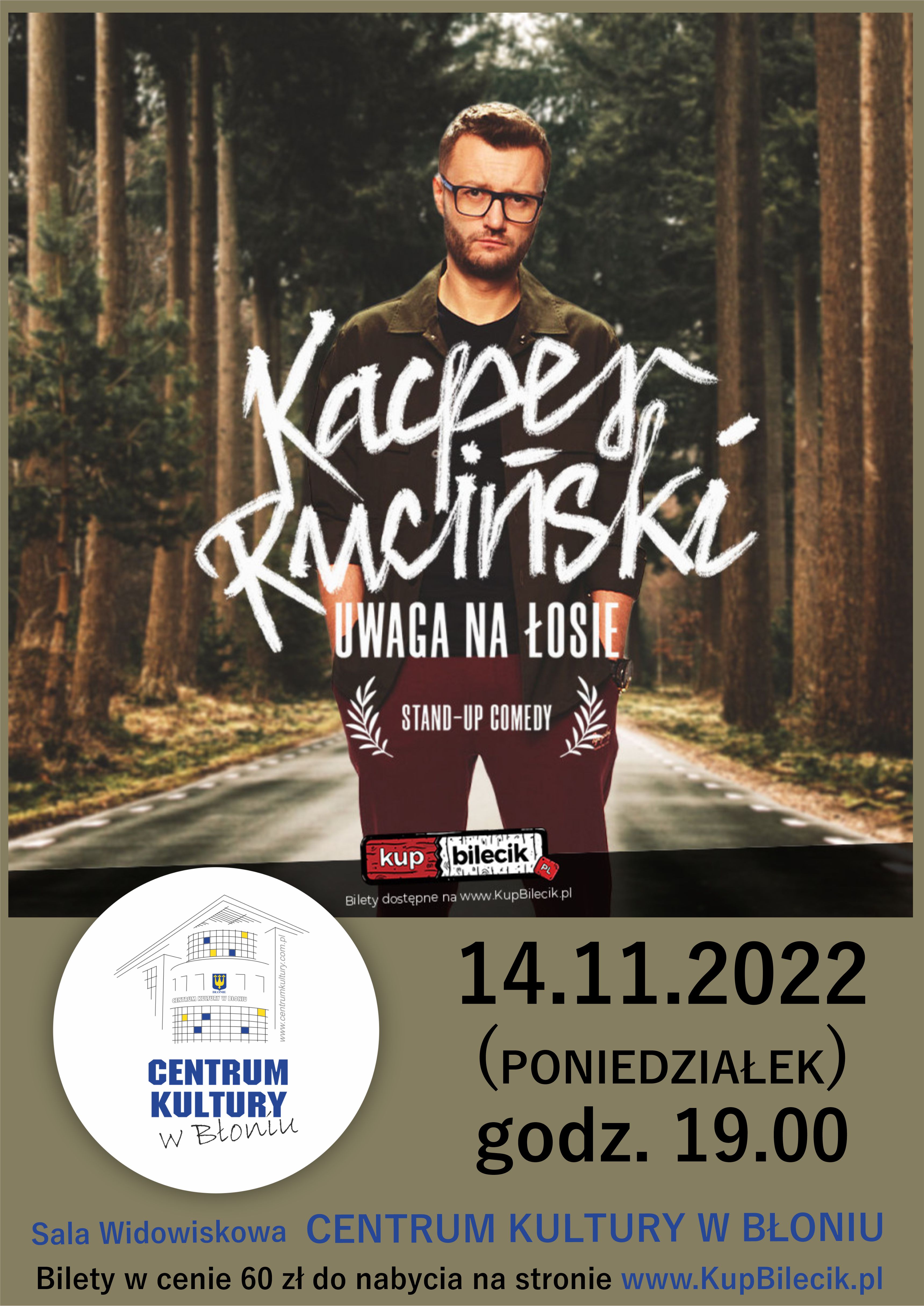 plakat stand up Ruciński