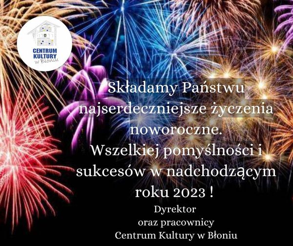 życzenia noworoczne plakat