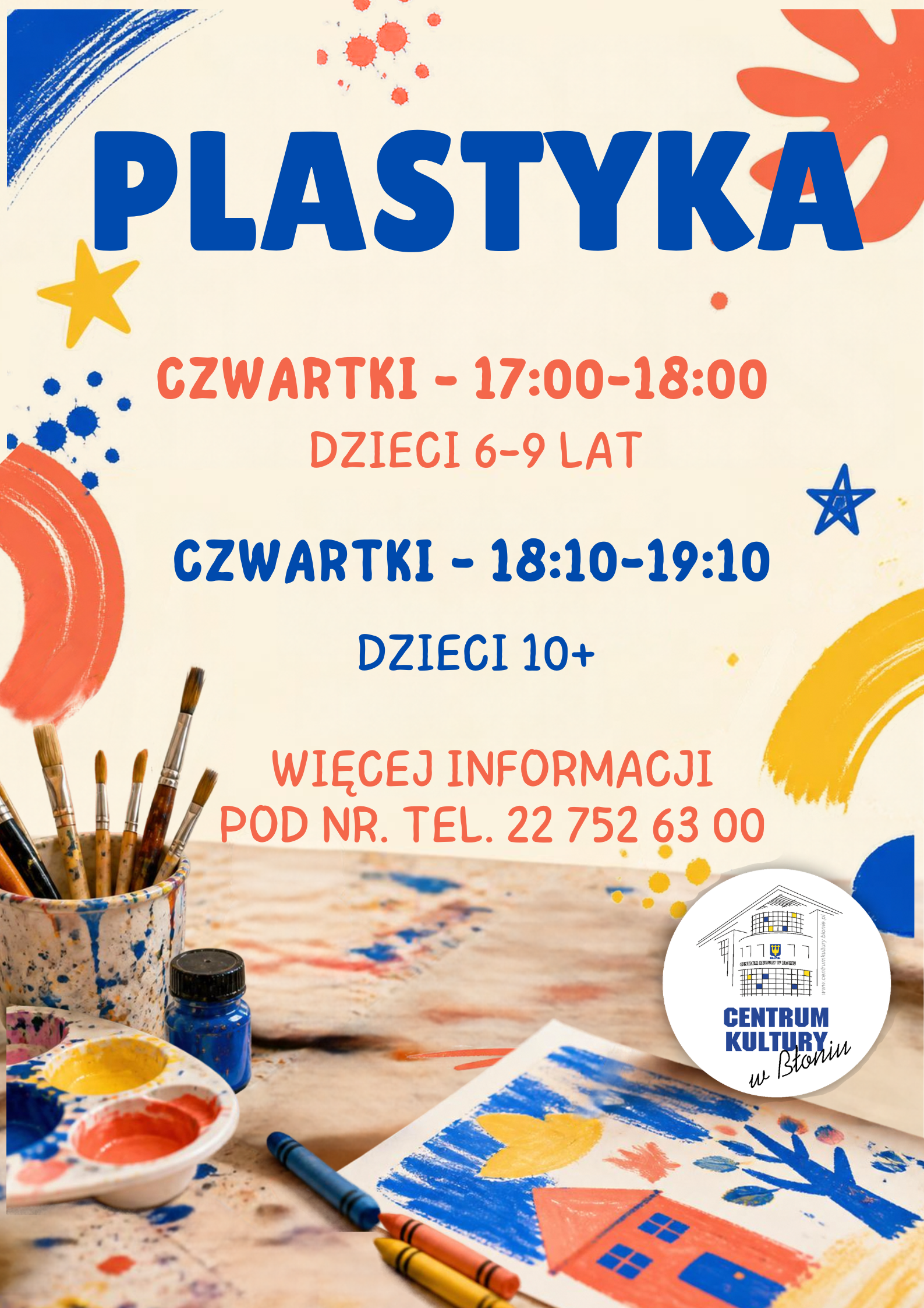Plakat Zajęć Plastycznych