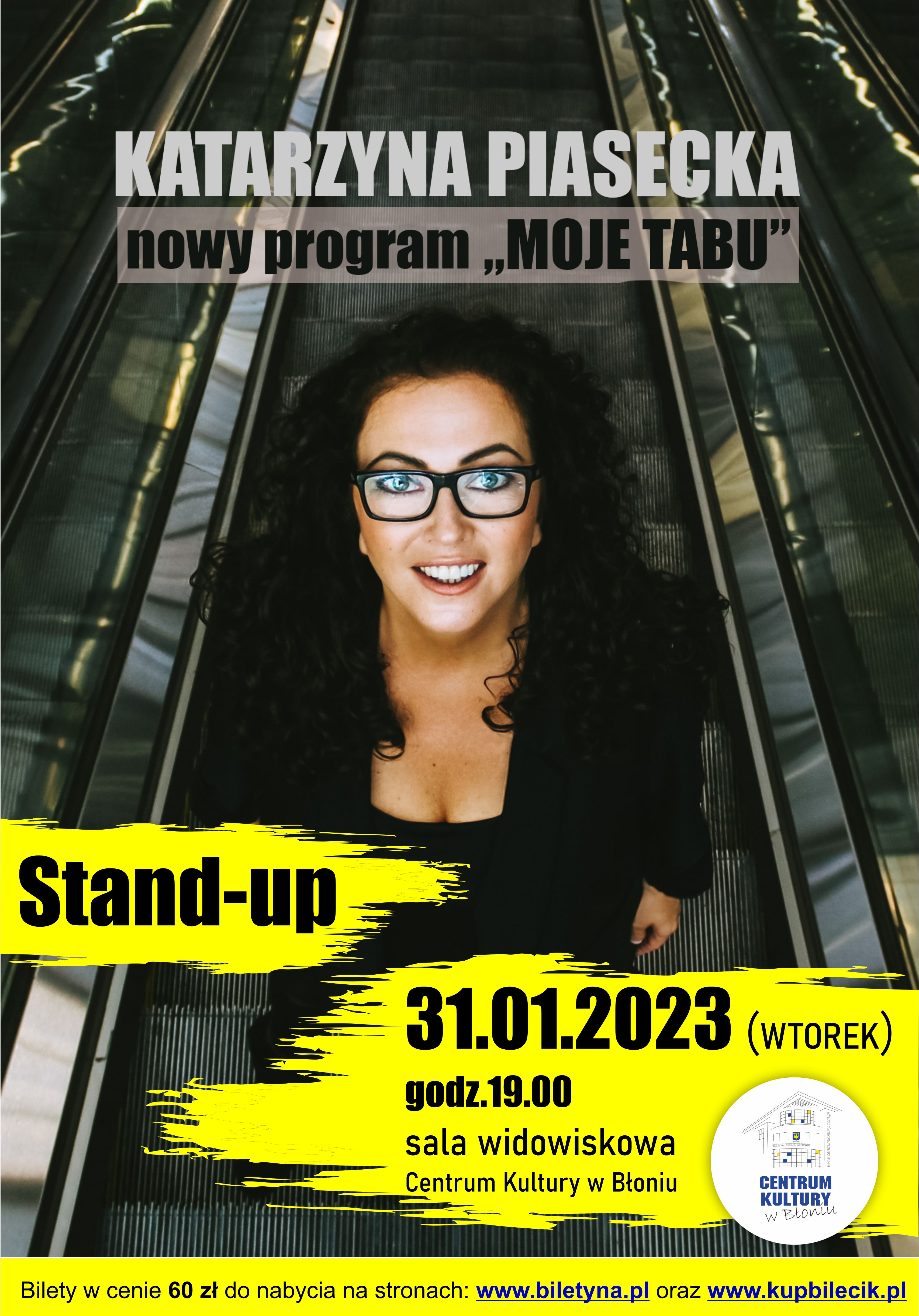 plakat stand up Piasecka