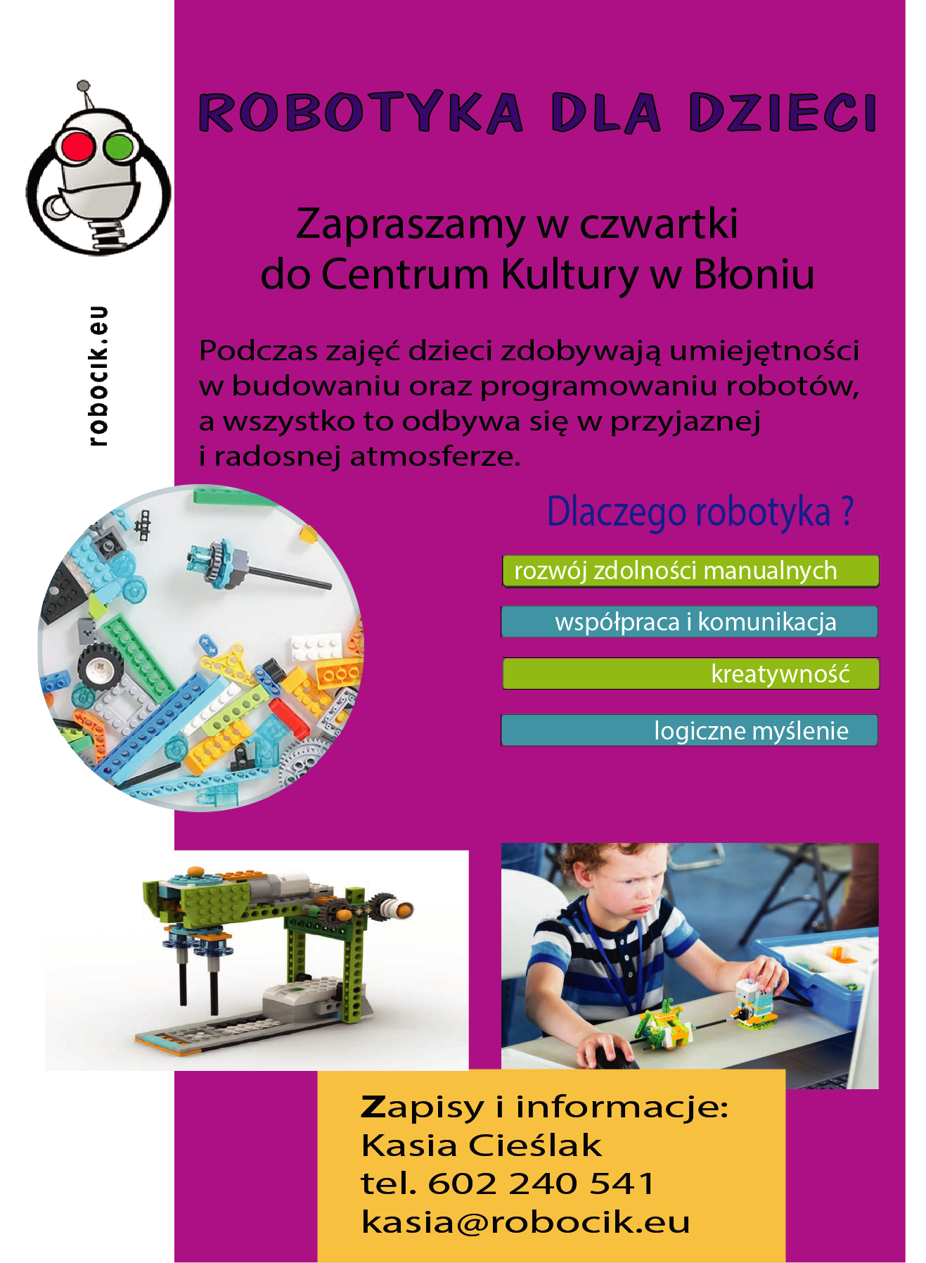 Plakat_ROBOTYKA_DLA_CKBŁONIE_2026