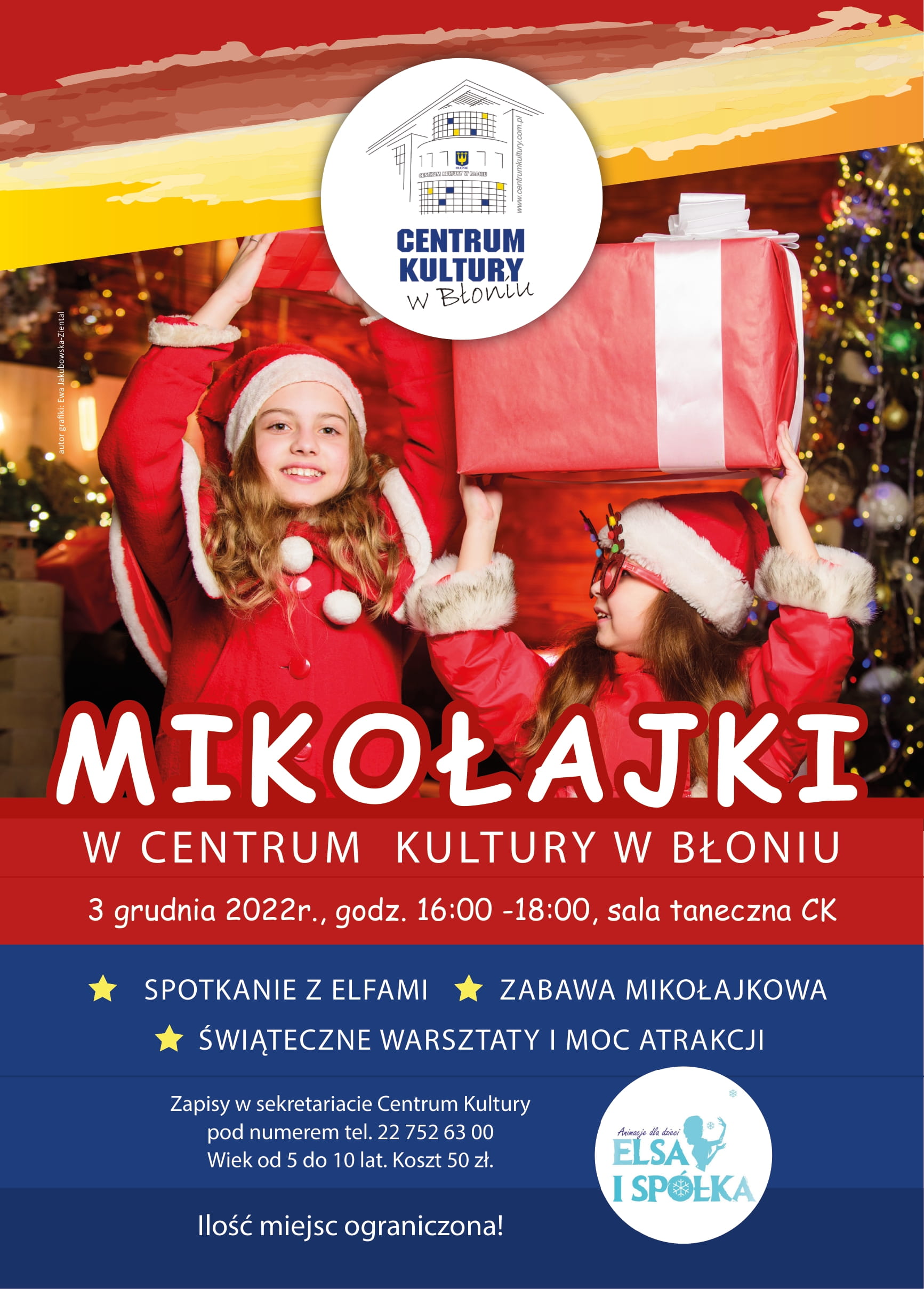plakat warsztaty mikołajki