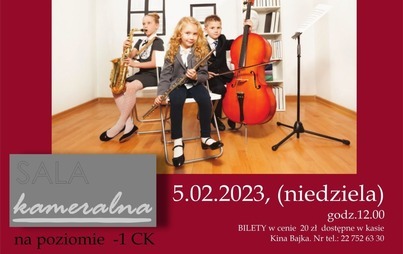 Zdjęcie do &bdquo;Poznajemy instrumenty&rdquo; &ndash; koncert edukacyjny dla dzieci