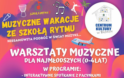Zdjęcie do Warsztaty muzyczne dla najmłodszych