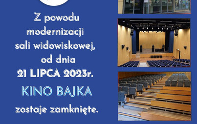 Zdjęcie do Moderenizacja sali widowiskowej