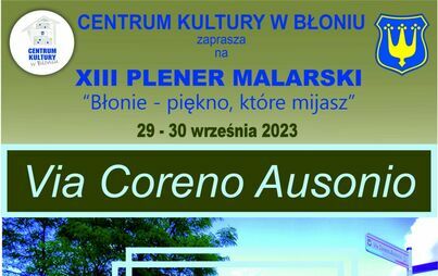 Zdjęcie do XIII Plener Malarski  29.09.2023 (piątek) godz. 10.00 &ndash; 13.00 
