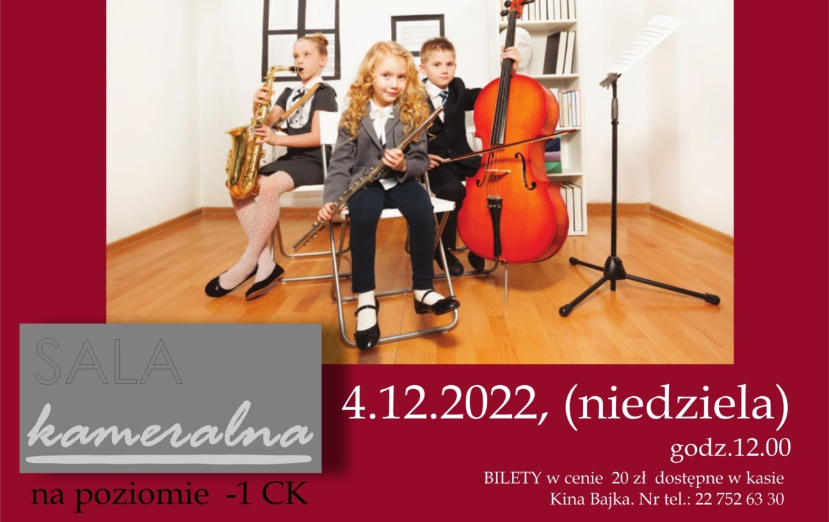 Zdjęcie do &bdquo;Poznajemy instrumenty&rdquo; &ndash; koncert edukacyjny dla dzieci