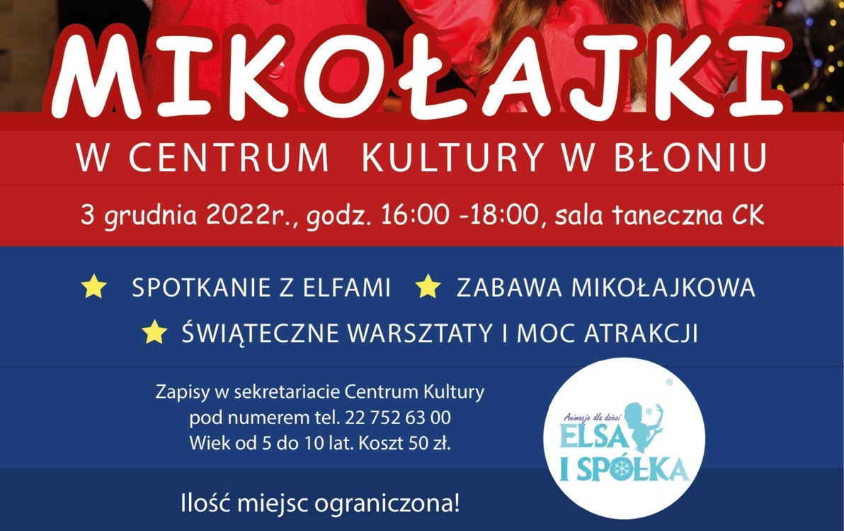 Zdjęcie do Warsztaty i zabawa mikołajkowa