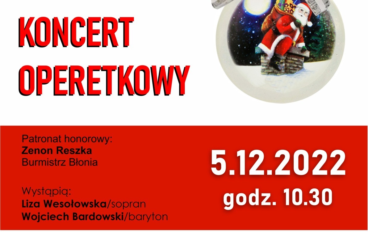 Zdjęcie do Mikołajkowy koncert operetkowy