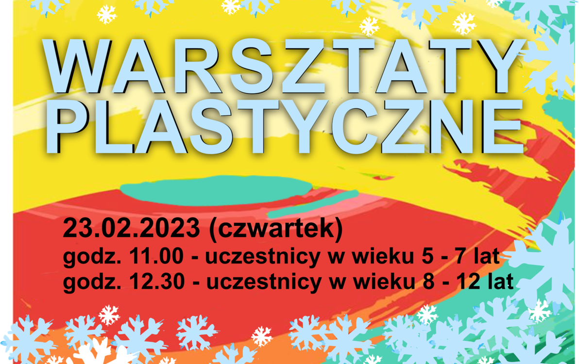 Zdjęcie do Ferie zimowe - warsztaty plastyczne