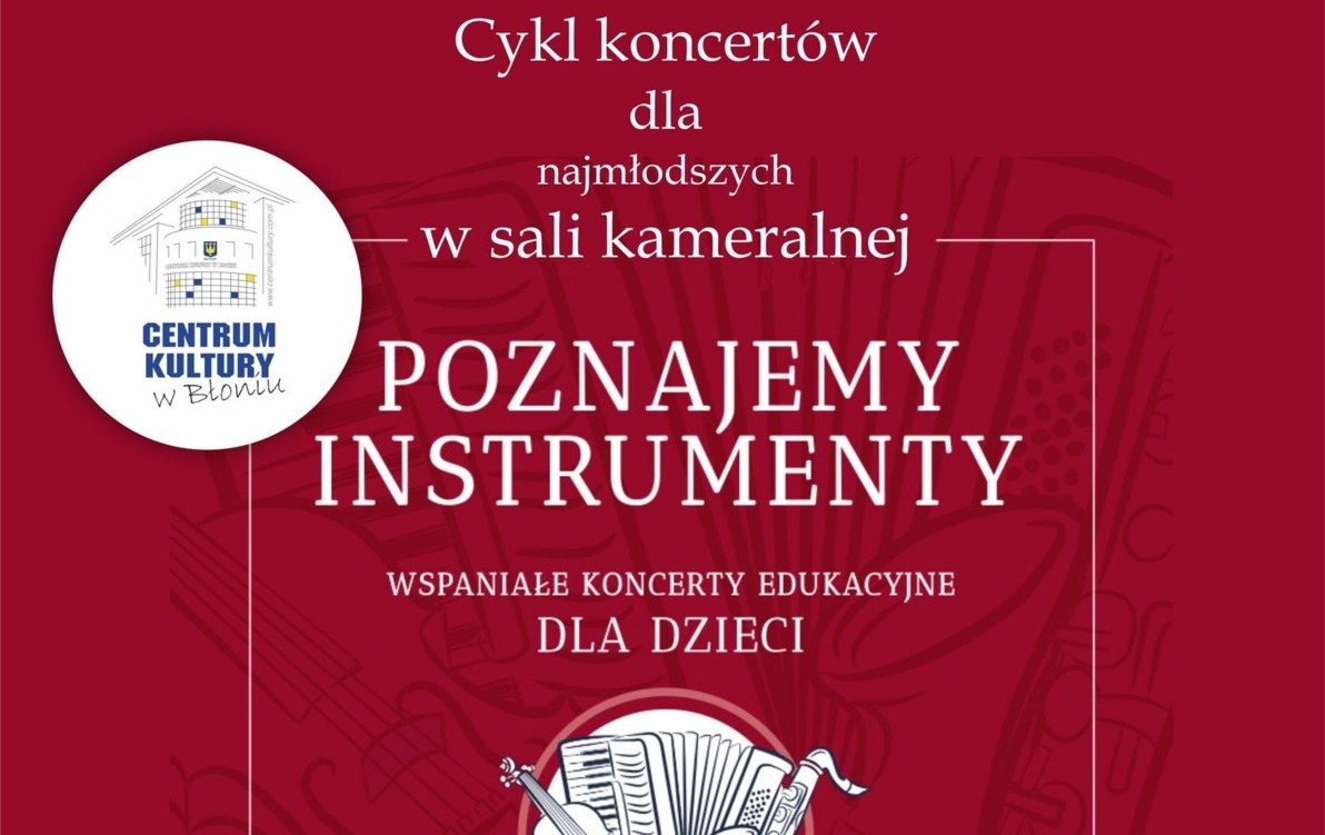 Zdjęcie do "Poznajemy instrumenty" - koncert edukacyjny dla dzieci