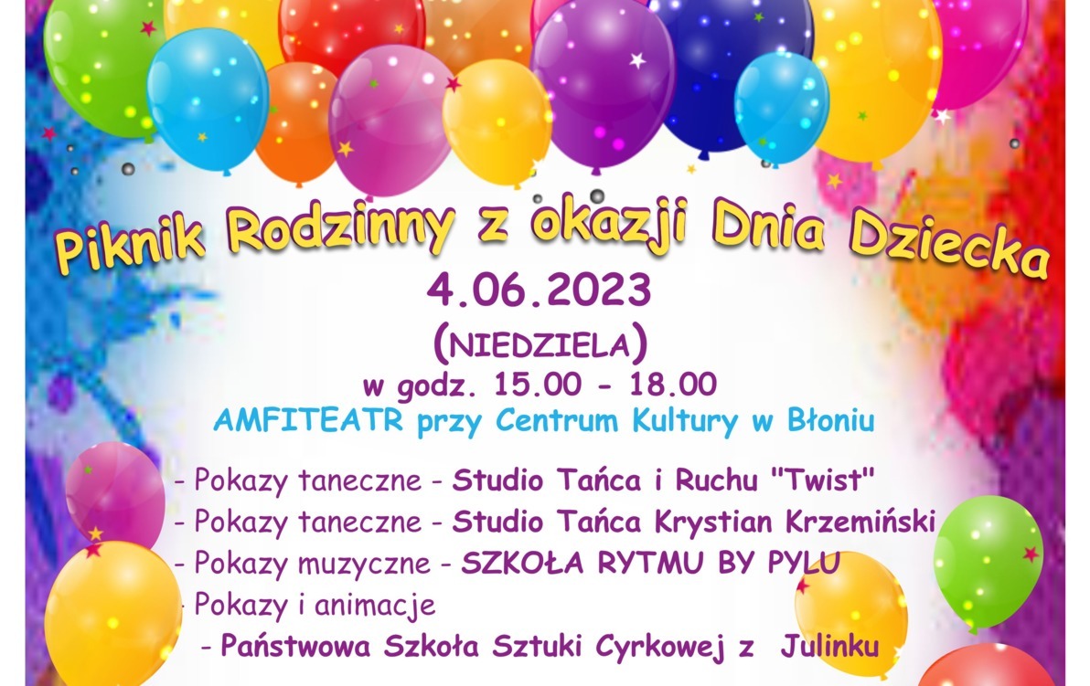Zdjęcie do Piknik Rodzinny z okazji Dnia Dziecka