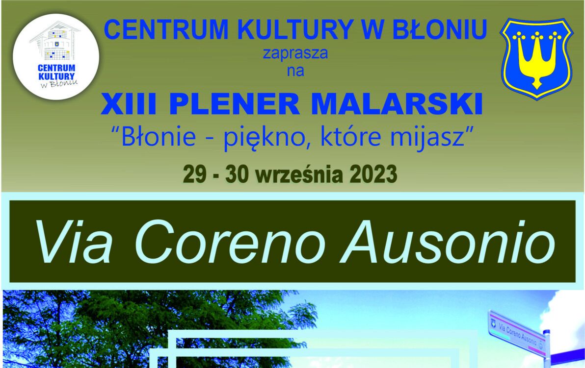 Zdjęcie do XIII Plener Malarski  29.09.2023 (piątek) godz. 10.00 &ndash; 13.00 