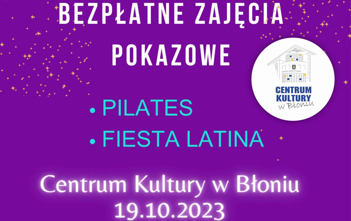 Zdjęcie do Nowe zajęcia - pilates, fiesta latina