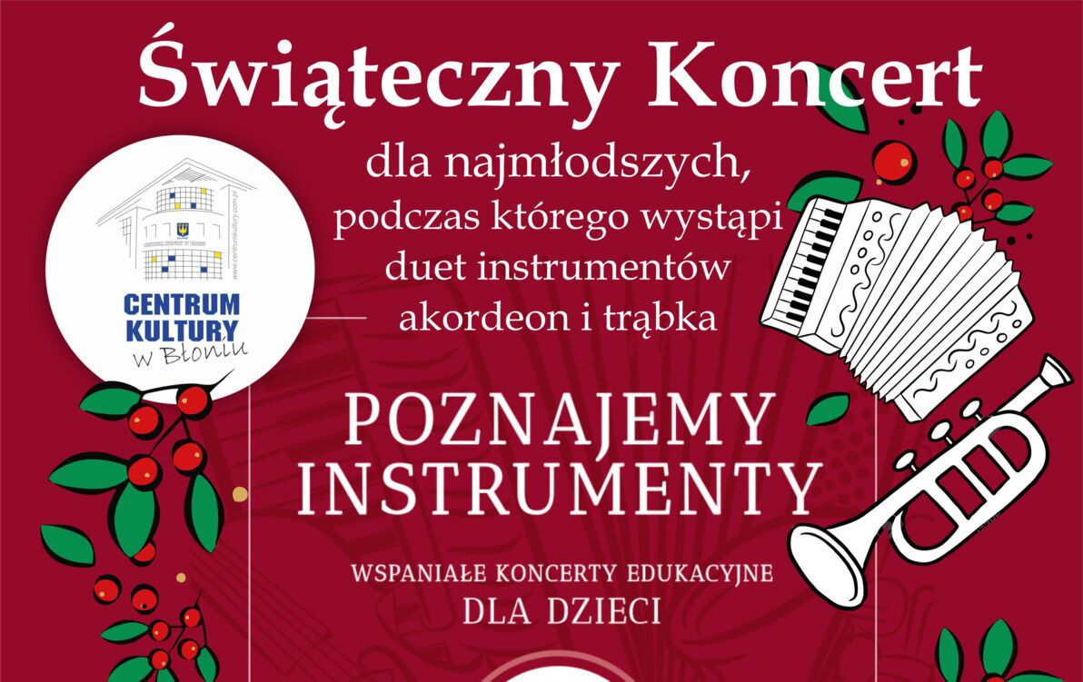 Zdjęcie do Poznajemy instrumenty - koncert świąteczny