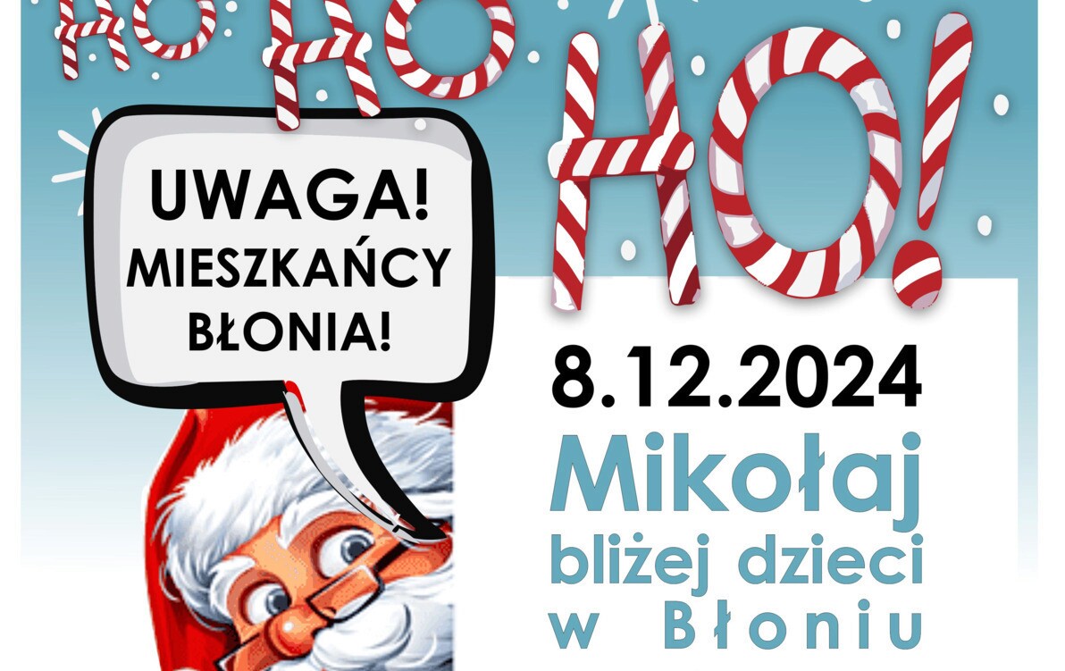 Zdjęcie do Mikołaj bliżej dzieci w Błoniu