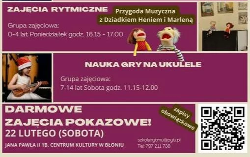 Zdjęcie do Pylu - bezpłatne zajęcia pokazowe