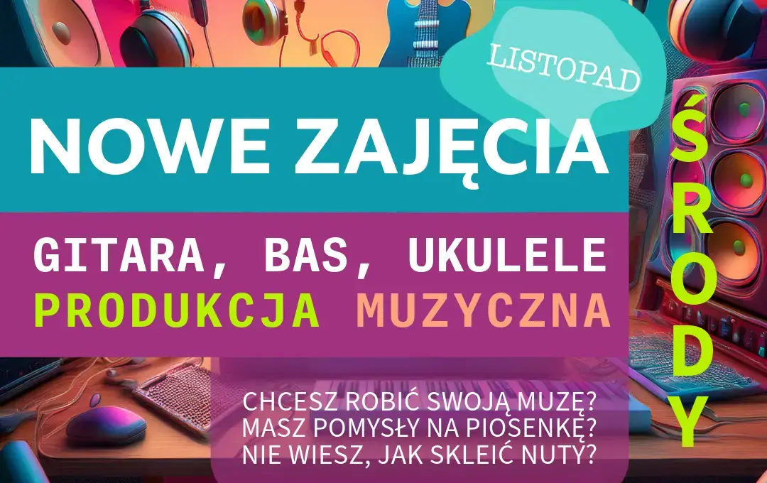 Zdjęcie do Nowe zajęcia - PRODUKCJA MUZYCZNA