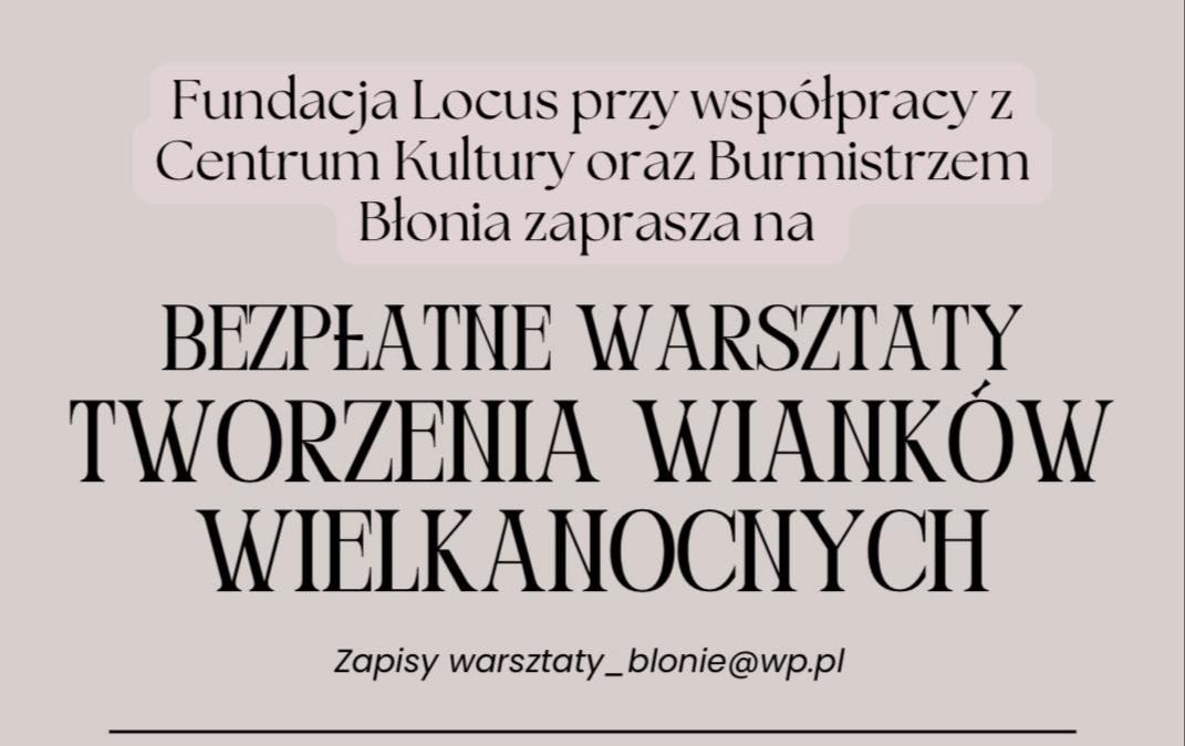 Zdjęcie do Warsztaty tworzenia wiank&oacute;w wielkanocnych