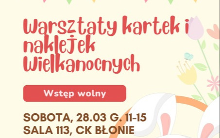 Zdjęcie do Warsztaty kartek i naklejek wielkanocnych